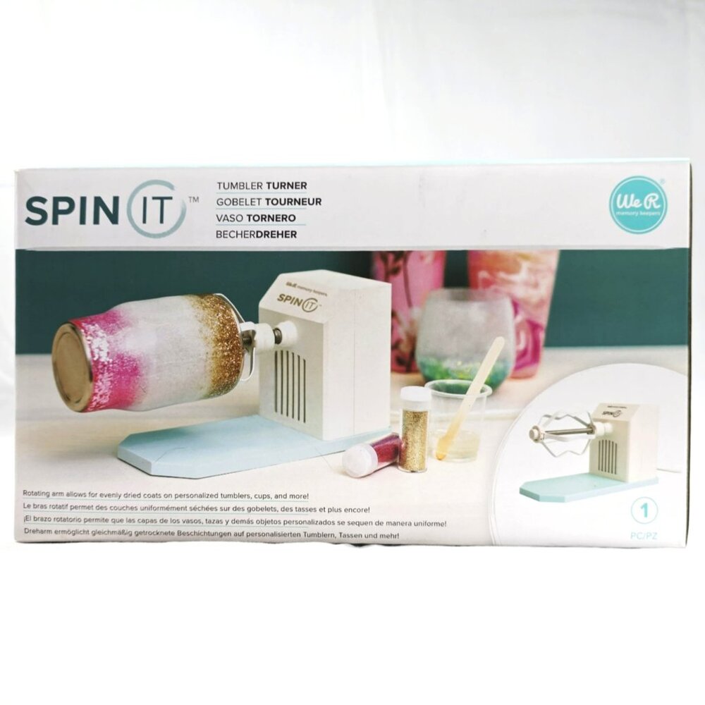 We R Memory Keepers Spin It Tumbler  Turner - Rotary Drying Tool 660499